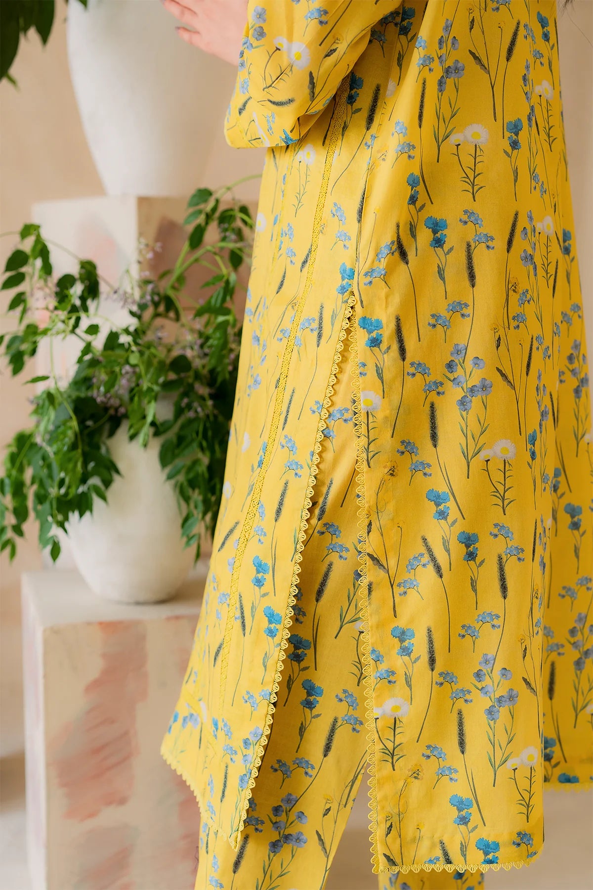 Premium Lawn Summer 2 Piece Dress - 006