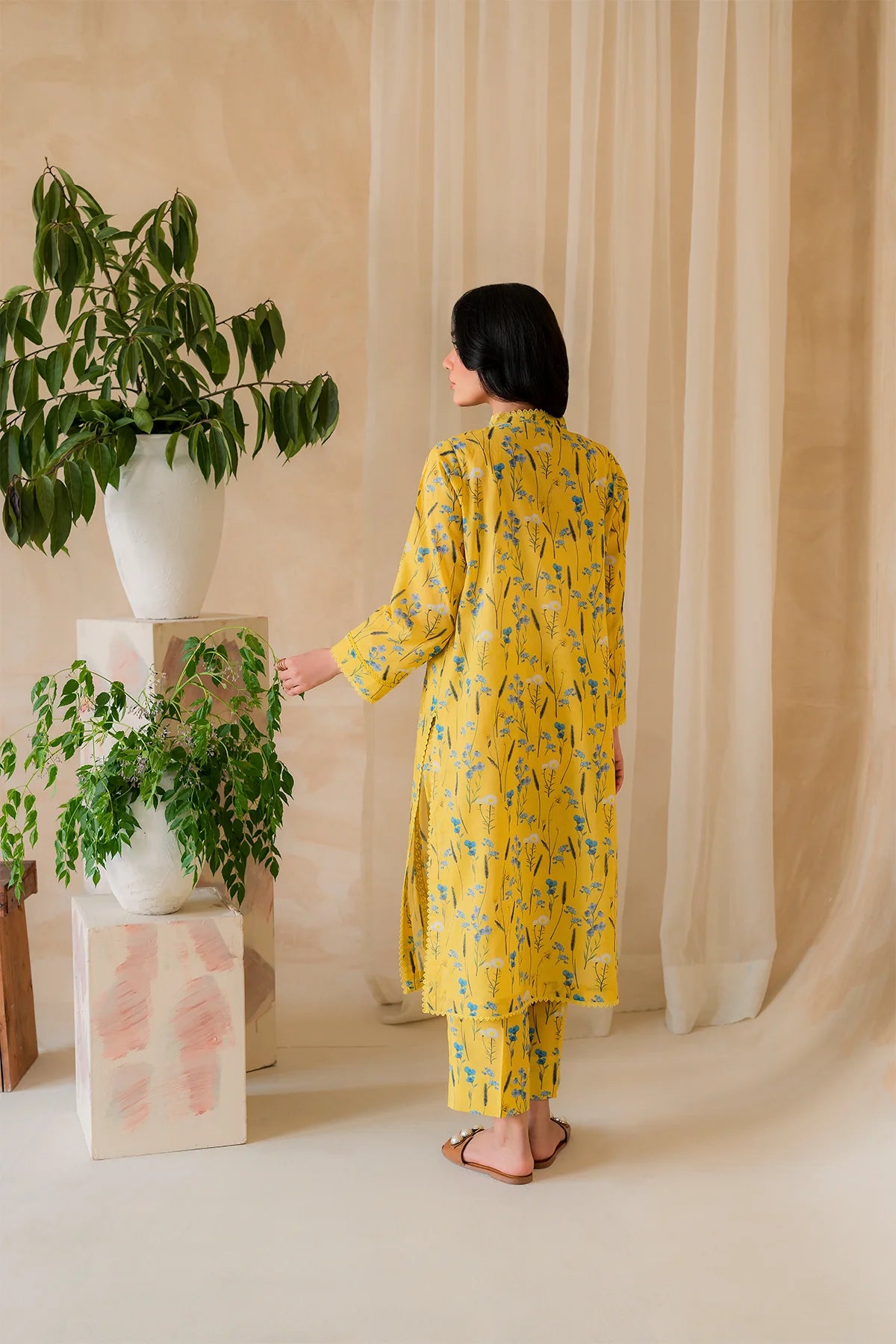 Premium Lawn Summer 2 Piece Dress - 006