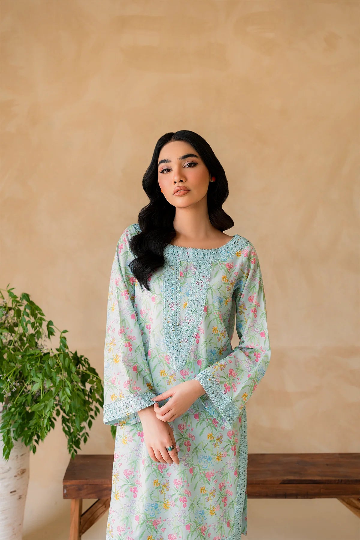 Premium Lawn Summer 2 Piece Dress - 004