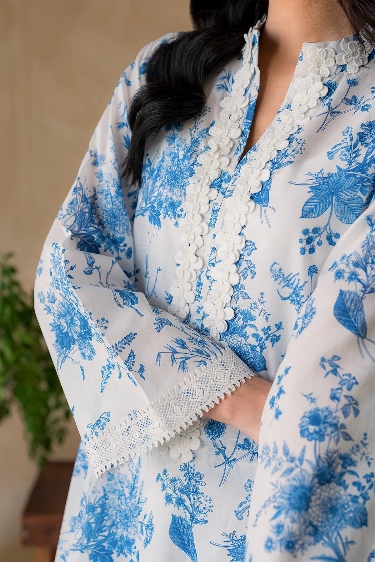 Premium Lawn Summer 2 Piece Dress - 011