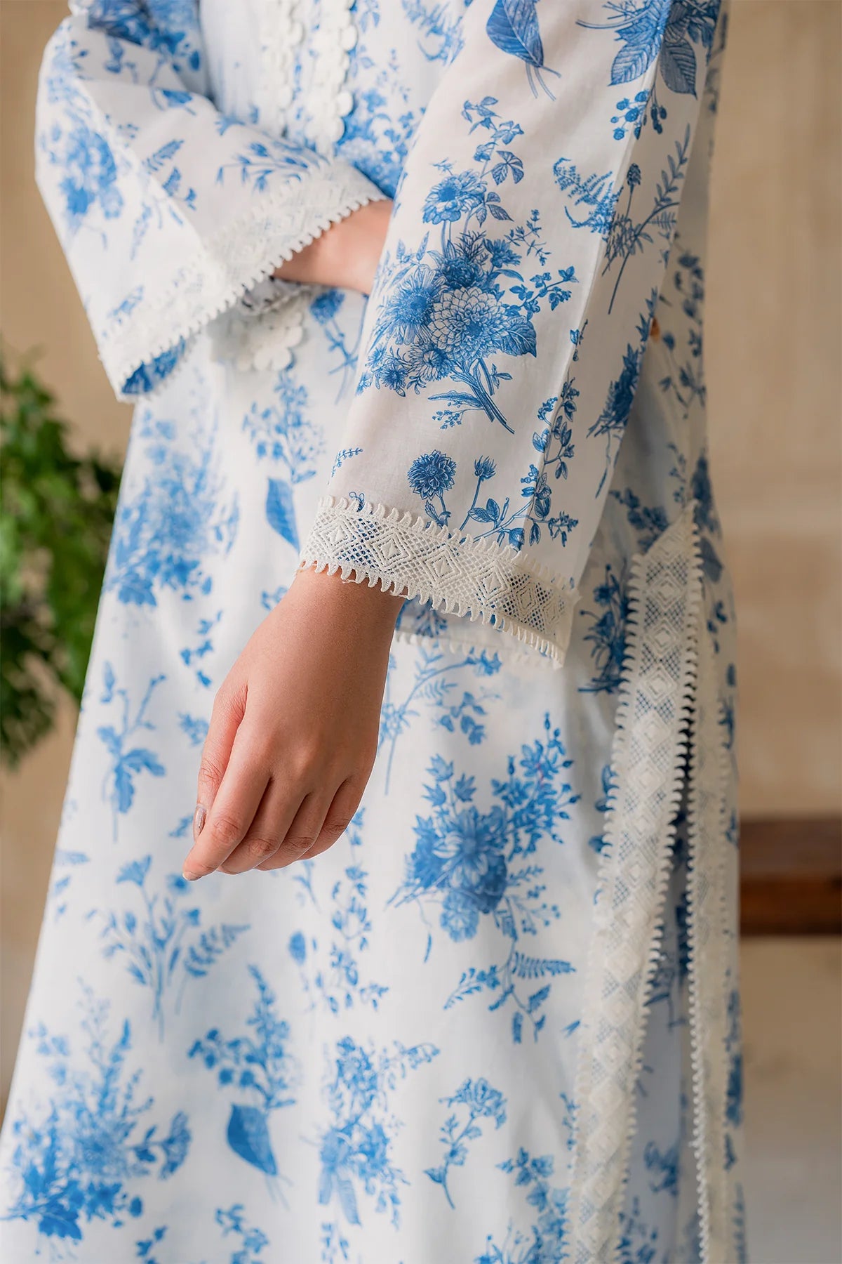 Premium Lawn Summer 2 Piece Dress - 011