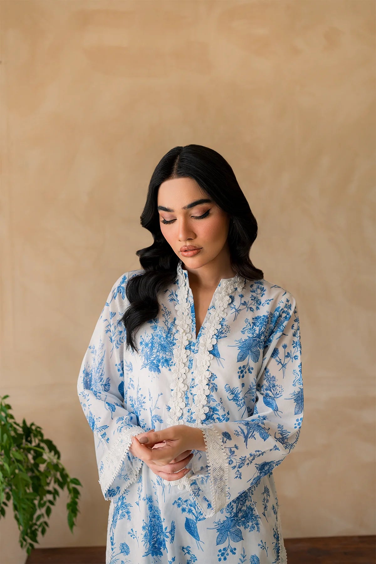 Premium Lawn Summer 2 Piece Dress - 011