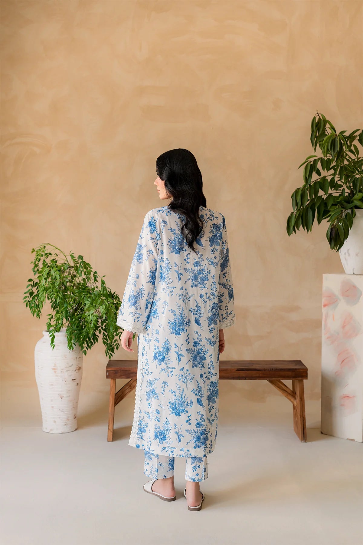 Premium Lawn Summer 2 Piece Dress - 011