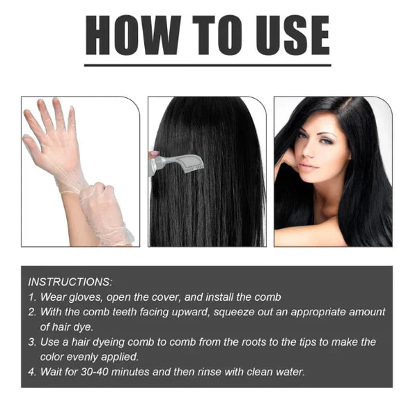 Plant extract hair dye essence