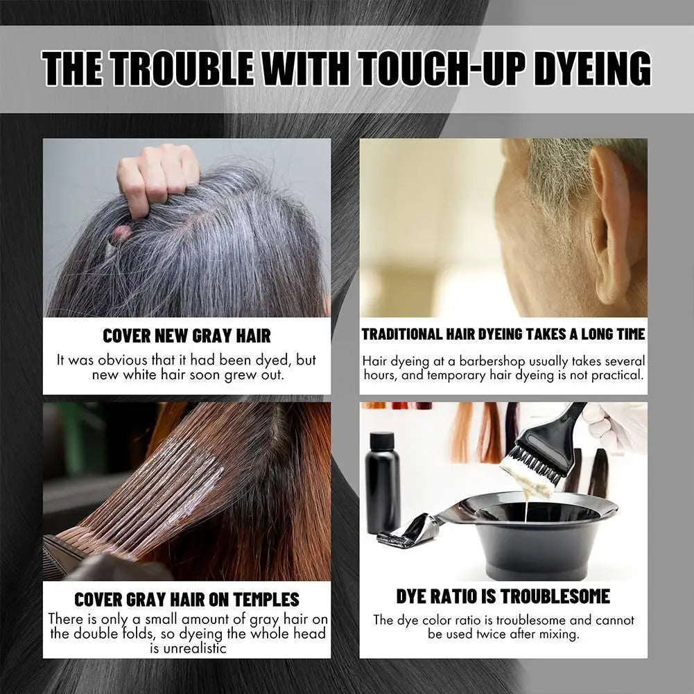 Plant extract hair dye essence