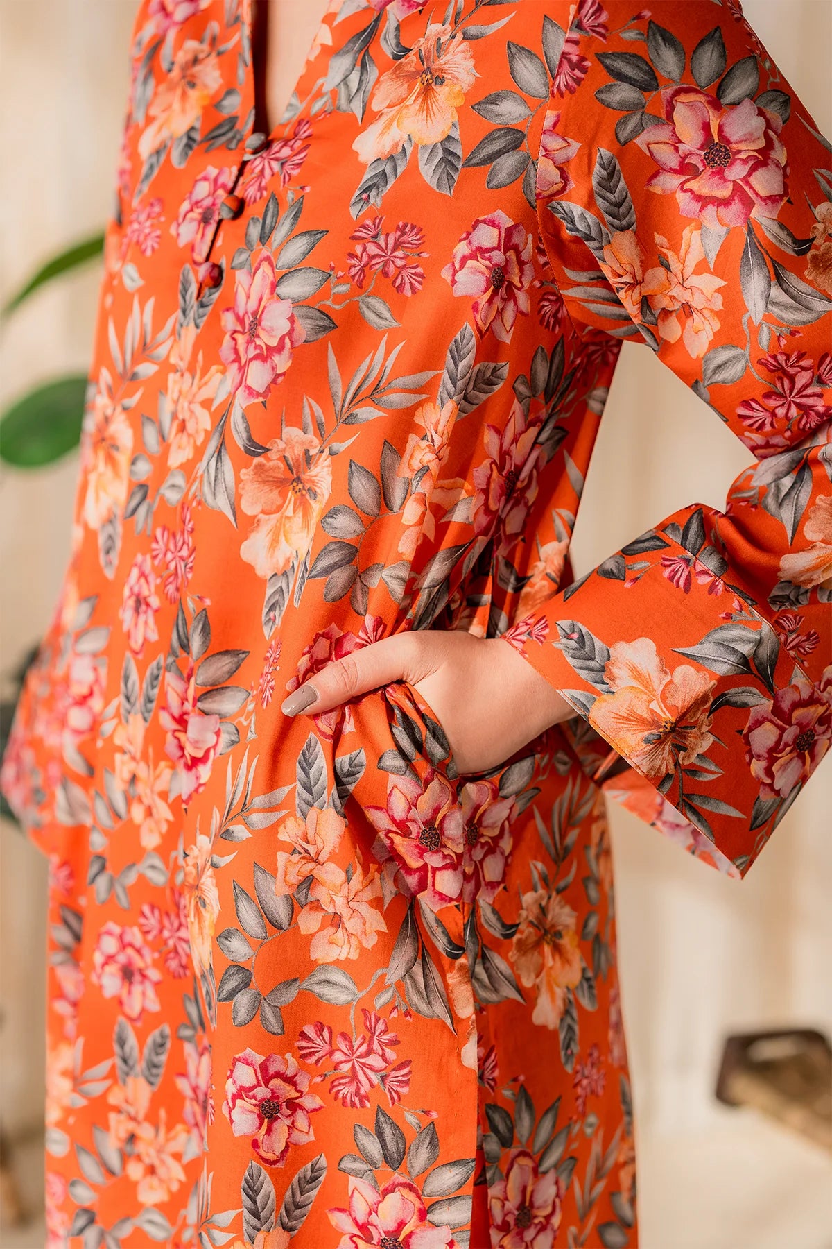 Premium Lawn Summer 2 Piece Dress - 003