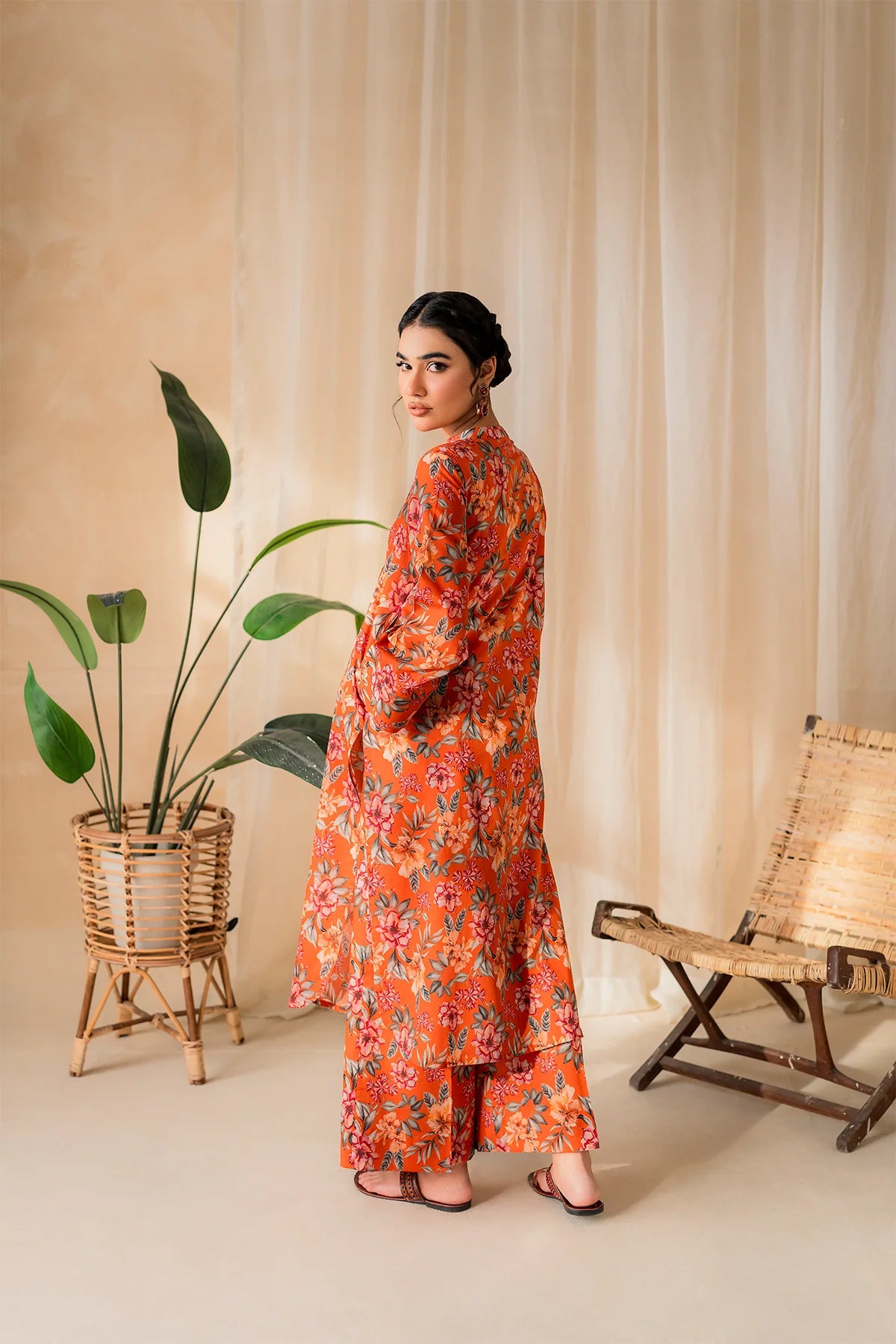 Premium Lawn Summer 2 Piece Dress - 003