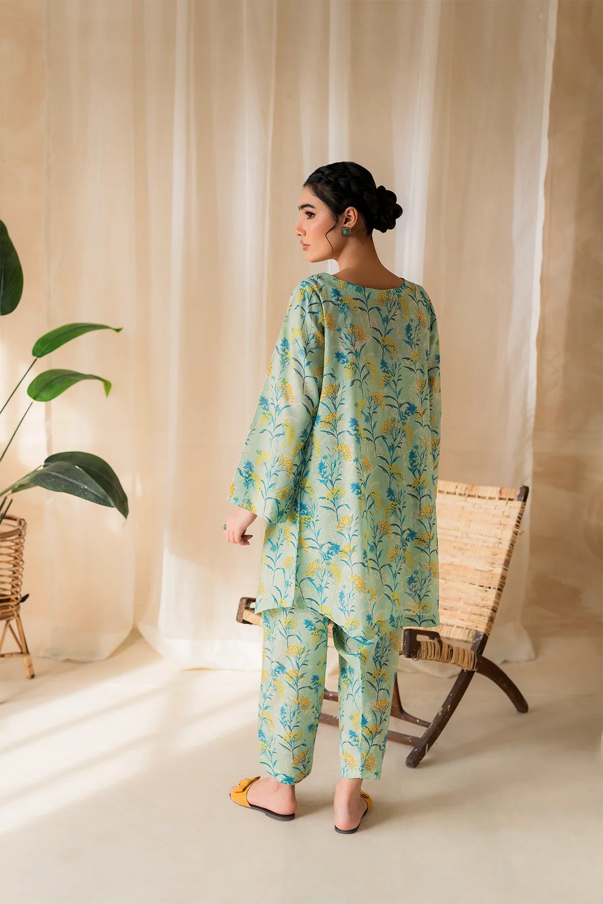 Premium Lawn Summer 2 Piece Dress - 010