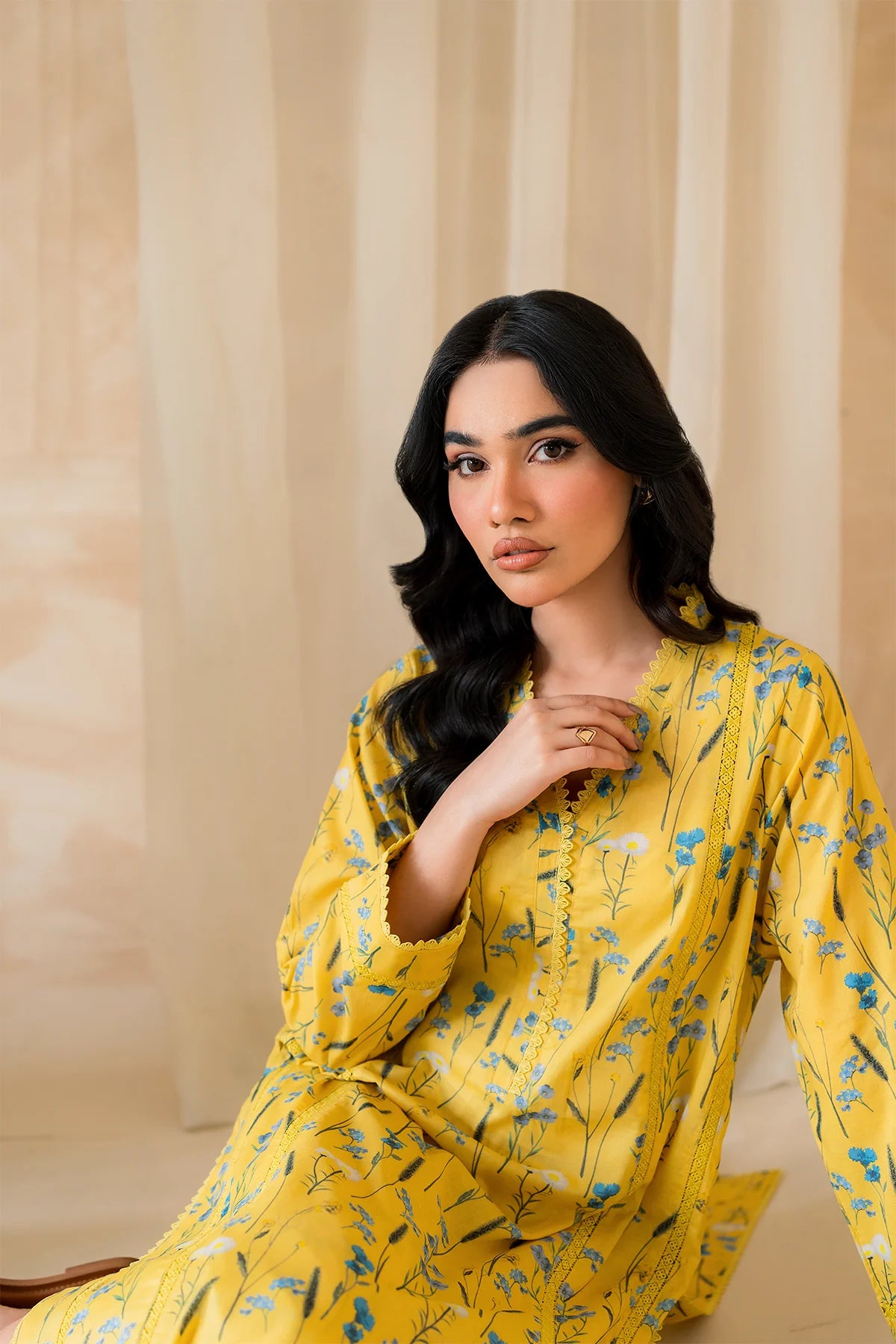 Premium Lawn Summer 2 Piece Dress - 006