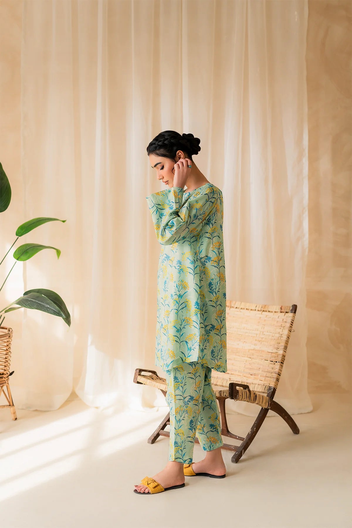 Premium Lawn Summer 2 Piece Dress - 010