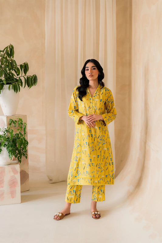 Premium Lawn Summer 2 Piece Dress - 006