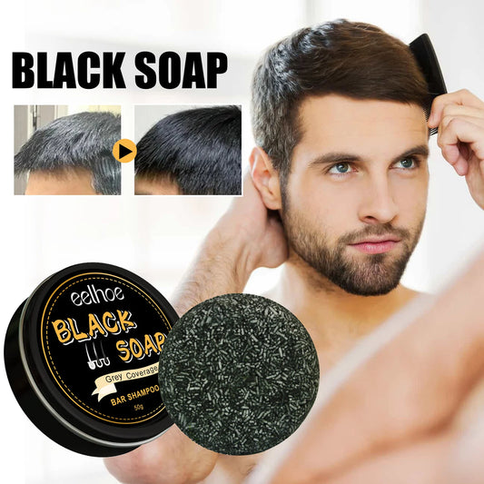 Black Hair Shampoo Soap Polygonum Multiflorum Shampoo Soaps darking Cover Gray Hair Shampoo Soap Shampoo Bar Soap