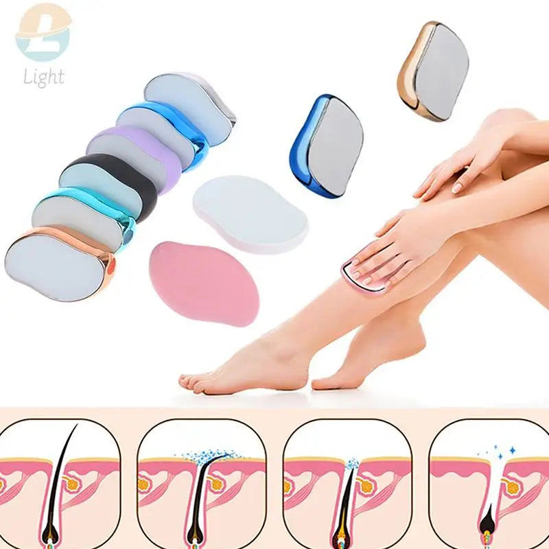 New Crystal Hair Remover Nano Glass Sand Hair Remover Safe Painless Sand Hair Removal Men Women Body Beauty Hair Removal Tool